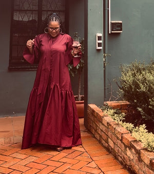 Burgundy Dress