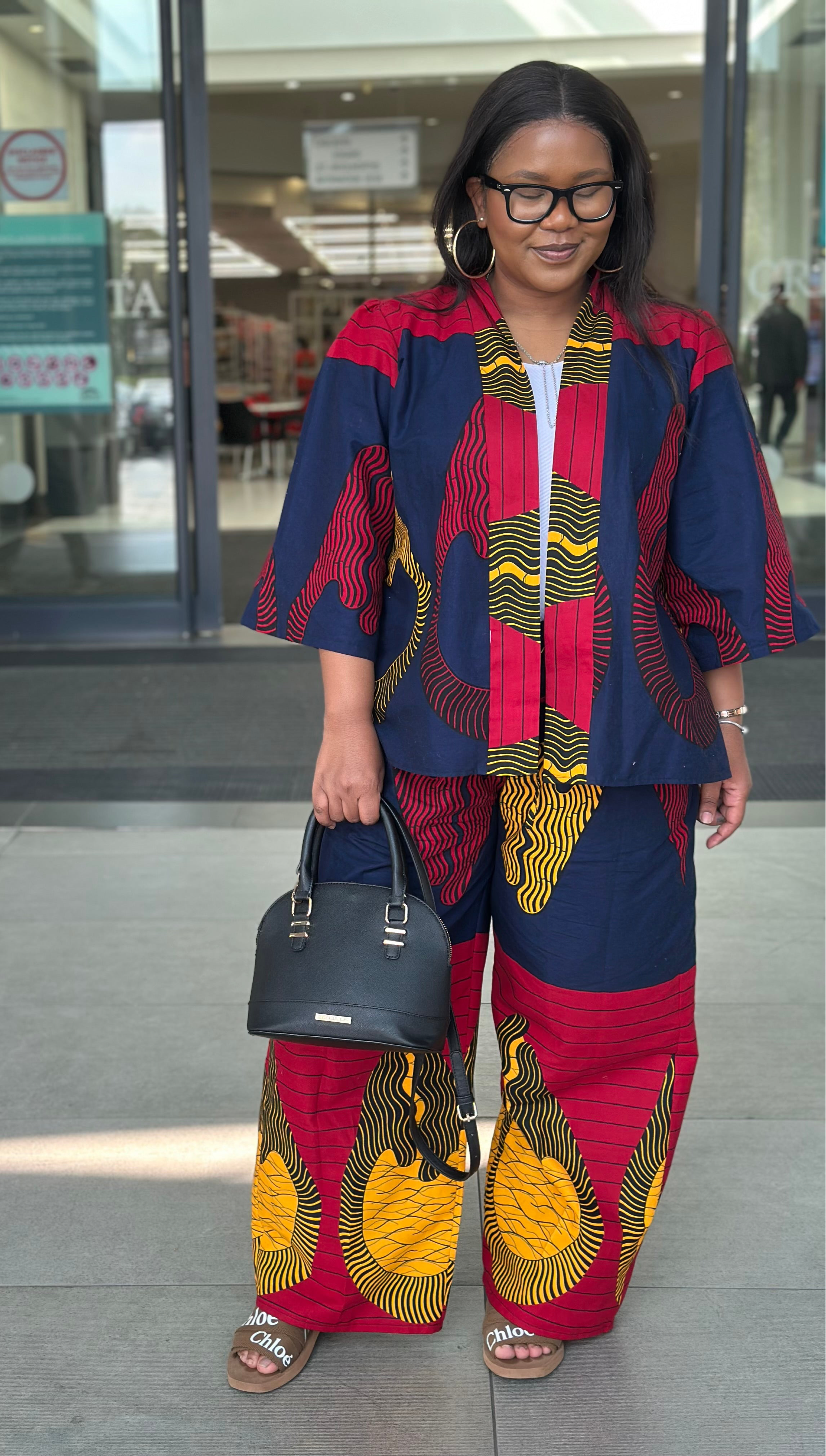 Red and Navy staple 2 piece